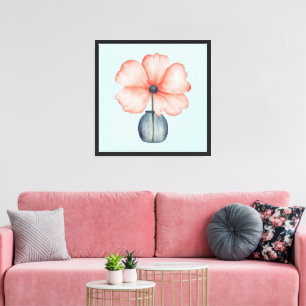Serene Bloom Canvas Print Leinwanddruck
