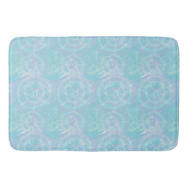 Serene Blue Krawatte-Dye Badematte