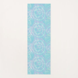 Serene Blue Krawatte-Dye Yoga Mat Yogamatte