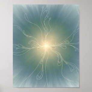 Serene Botanical Aura - Spirituosen Poster