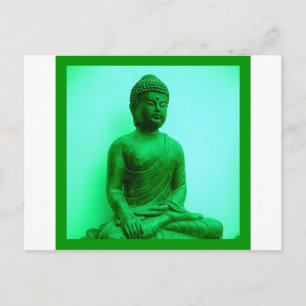 Serene Buddha meditierend Postkarte