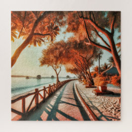 Serene Coastal Sunset