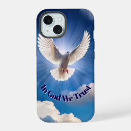 Serene Dove Embrace Ruhe iPhone 15 Hülle