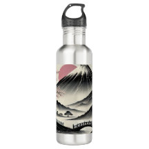Serene Elegance: Fuji und Kirschblüten