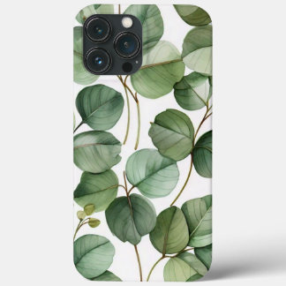 Serene Eucalyptus Watercolor iPhone 13 Pro Max Cas Case-Mate iPhone Hülle