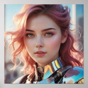 Serene Expression Poster