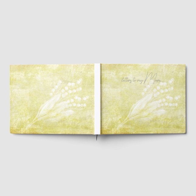 Serene Floral Loss Mother Personalisiert Journal Gästebuch (Voll)