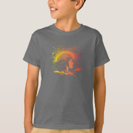 Serene Frauenprofil. T-Shirt