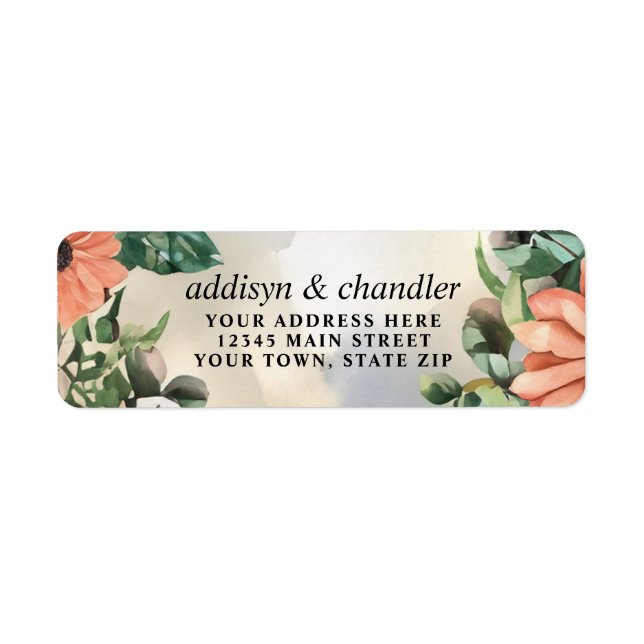 Serene Garden Wreath: Pastel Floral Elegante (Vorne)