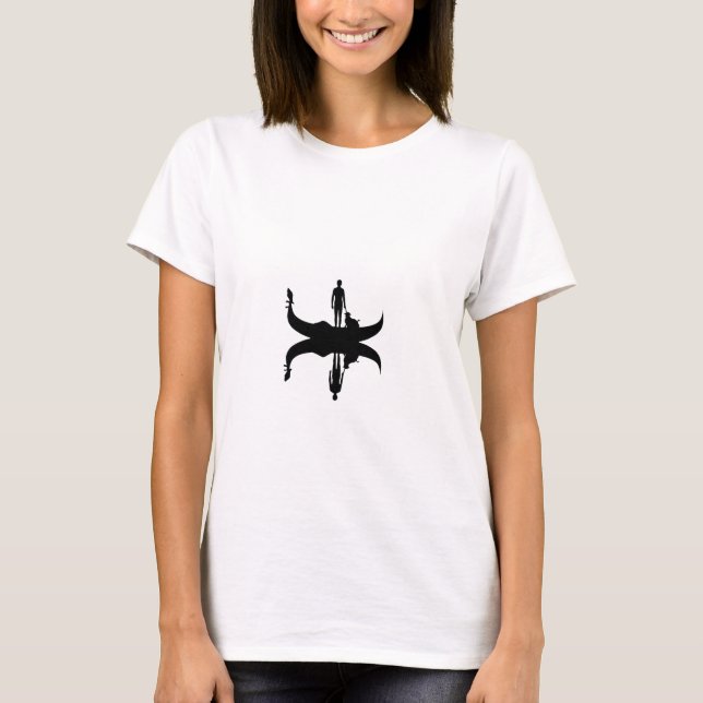 Serene Gondola Reflection T-Shirt (Vorderseite)