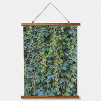 Serene Green Ivy Wall Hanging Vines Pflanze Blätte Wandteppich Mit Holzrahmen