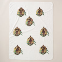 "Serene Harmony: Lotus Silhouette with Nature Symb