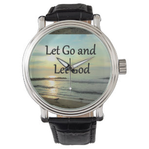 SERENE LIESS GO UND LIESS GOTT OCEAN FOTO ARMBANDUHR
