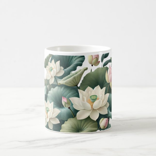Serene Lotus Coffee Mug (Centre)