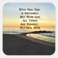 SERENE MATTHEW 19:26 SUNRISE SCRIPTURE