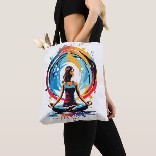 Serene Meditations-Energiefluss-Kunst Tasche