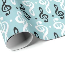 Serene Melodies Treble Clef Geschenkpapier
