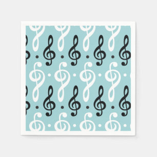 Serene Melodies Treble Clef Serviette