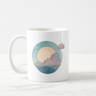 Serene Moonlit Dreamscape Kaffeetasse