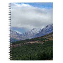 Serene Mountain Peaks Notebook Notizblock