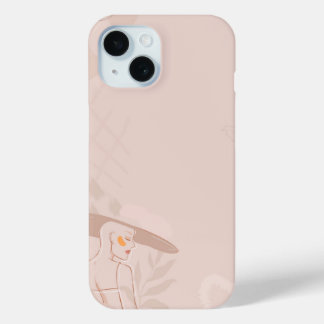 Serene Muse - Coque minimaliste Art Mobile