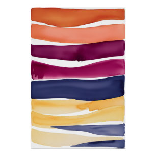 Serene Ocean Symphony: Abstrakt Inspiriert Welleng Poster