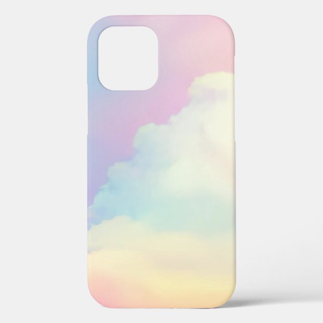 Serene Pastel Clouds in Soft Hues Case-Mate iPhone Hülle (Rückseite)