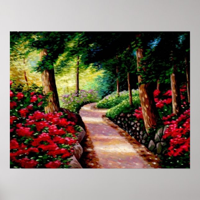 Serene Path Posters and Prints Poster (Vorne)