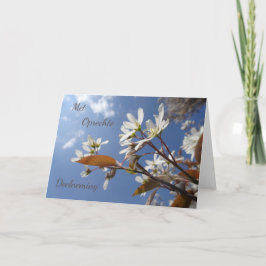 Serene Raisin Blossom Beileid Dutch Greeting Card Karte