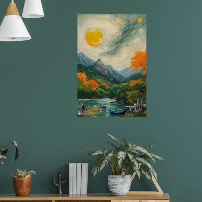 Serene Refuge Poster (Wohnzimmer 1)