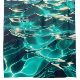 "Serene Ripples and Reflections" Duschvorhang