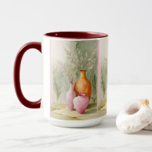 Serene Schiffe | Orange & Pink Art