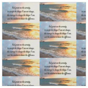 SERENE SERENITY PRAYER SUNRISE FOTO DESIGN STOFF