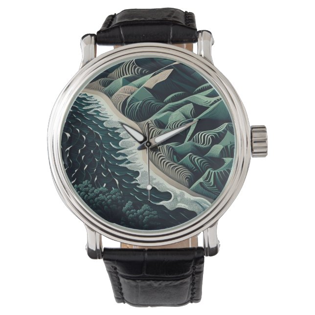 Serene Shores Armbanduhr (Vorderseite)