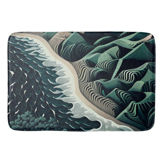 Serene Shores Badematte (Vorderseite)