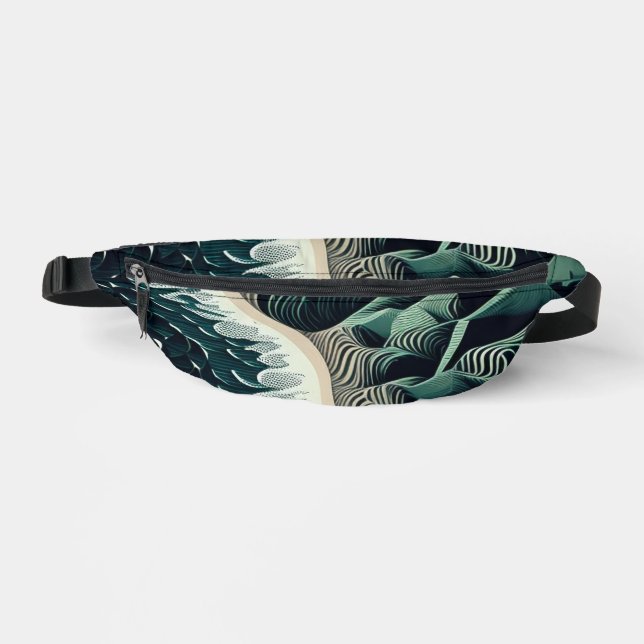 Serene Shores Bauchtasche (Vorderseite)