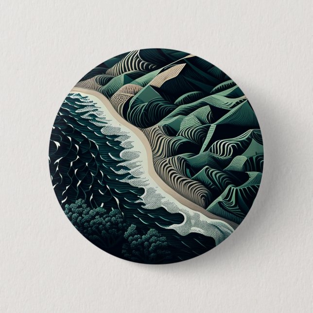 Serene Shores Button (Vorderseite)
