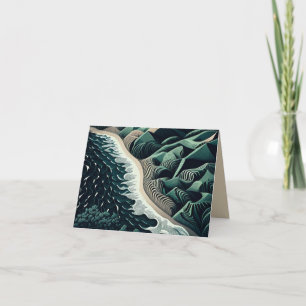 Serene Shores Dankeskarte