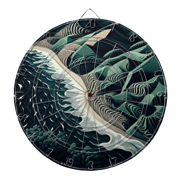 Serene Shores Dartscheibe (vorne)