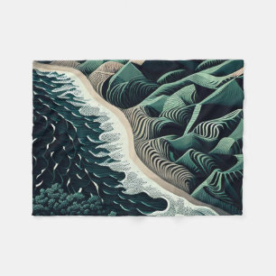 Serene Shores Fleecedecke