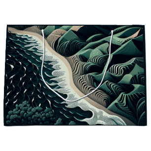 Serene Shores Große Geschenktüte
