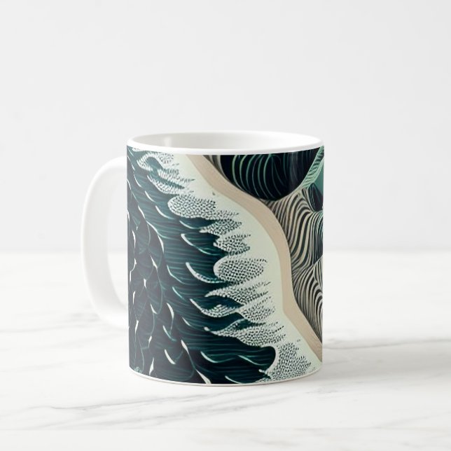 Serene Shores Kaffeetasse (Vorderseite Links)