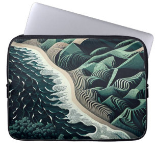 Serene Shores Laptopschutzhülle