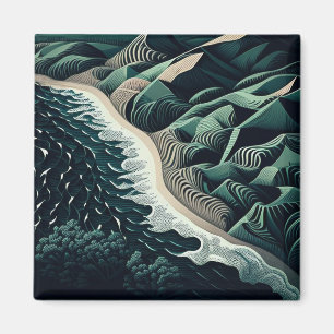 Serene Shores Magnet