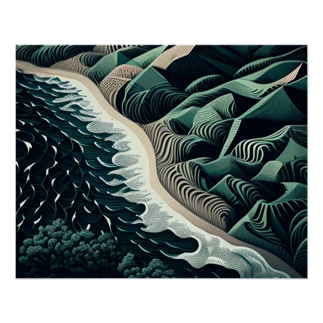 Serene Shores Poster (Vorderseite)