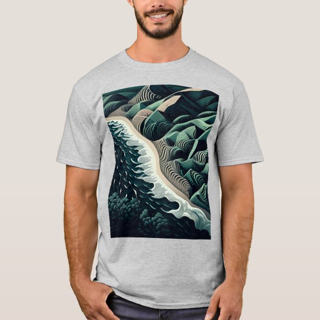 Serene Shores T-Shirt (Vorderseite)