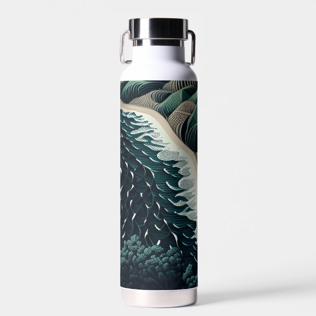 Serene Shores Trinkflasche (Vorne)