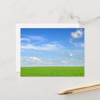 Serene Sky Meadow Postkarte