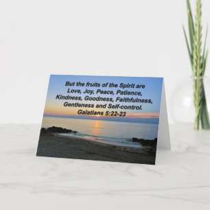 SERENE SONNENFRÜCHTE DER SPIRITT GREETING CARD KARTE