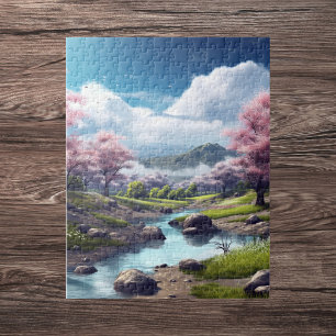 Serene Spring Mountain